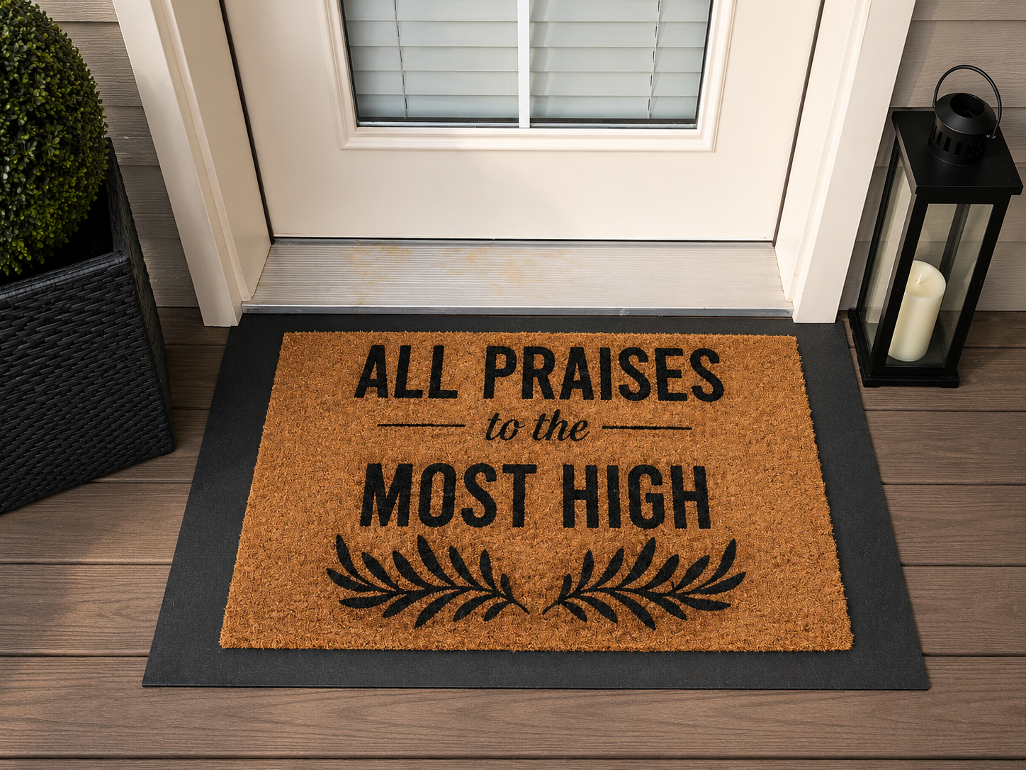 All Praises to the Most High Doormat