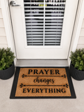 Prayer Changes Everything Doormat