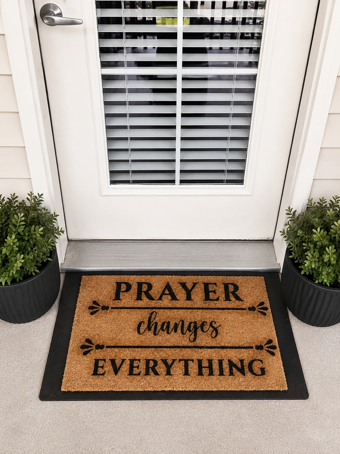 Prayer Changes Everything Doormat