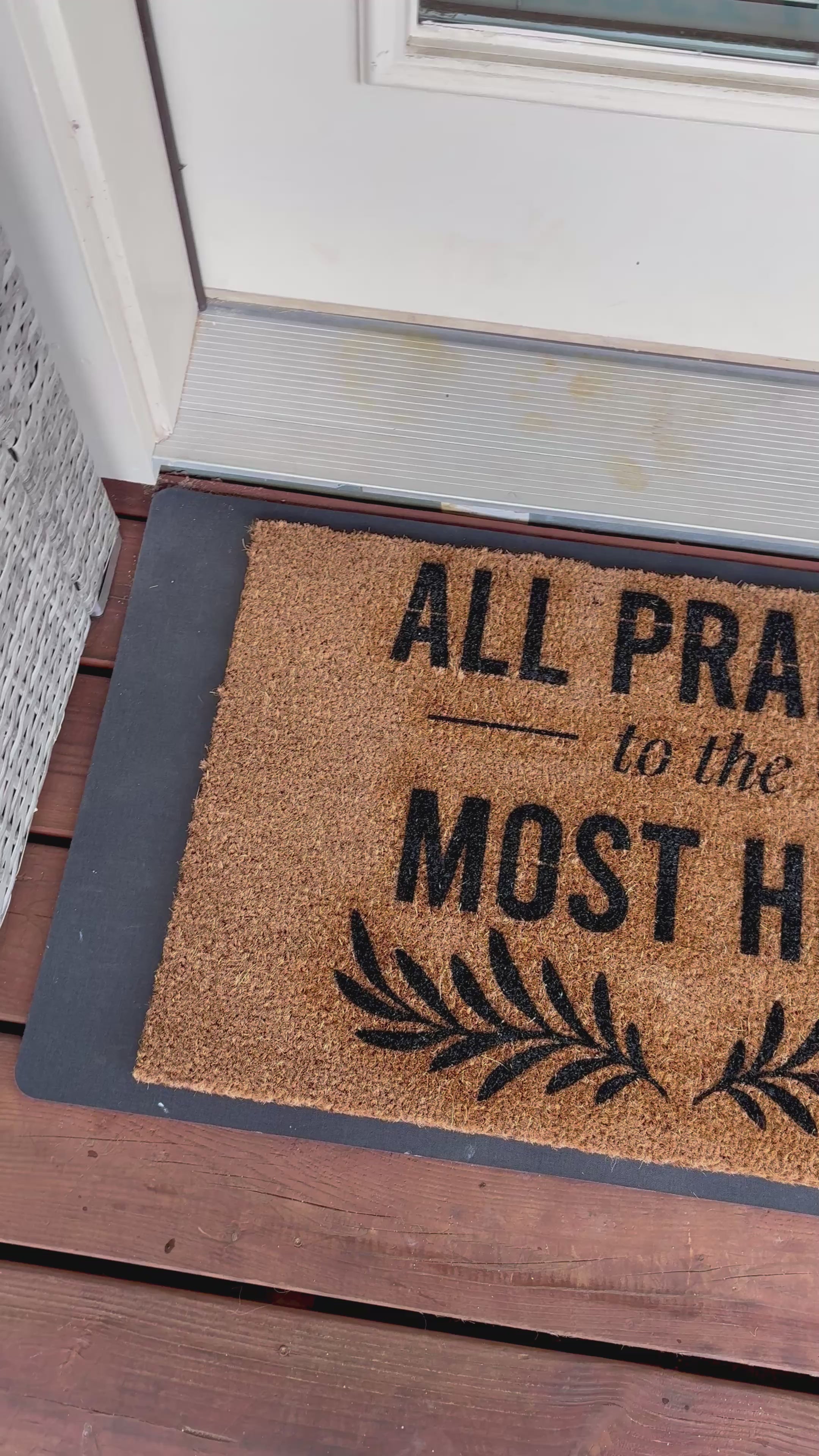 All Praises to the Most High Doormat