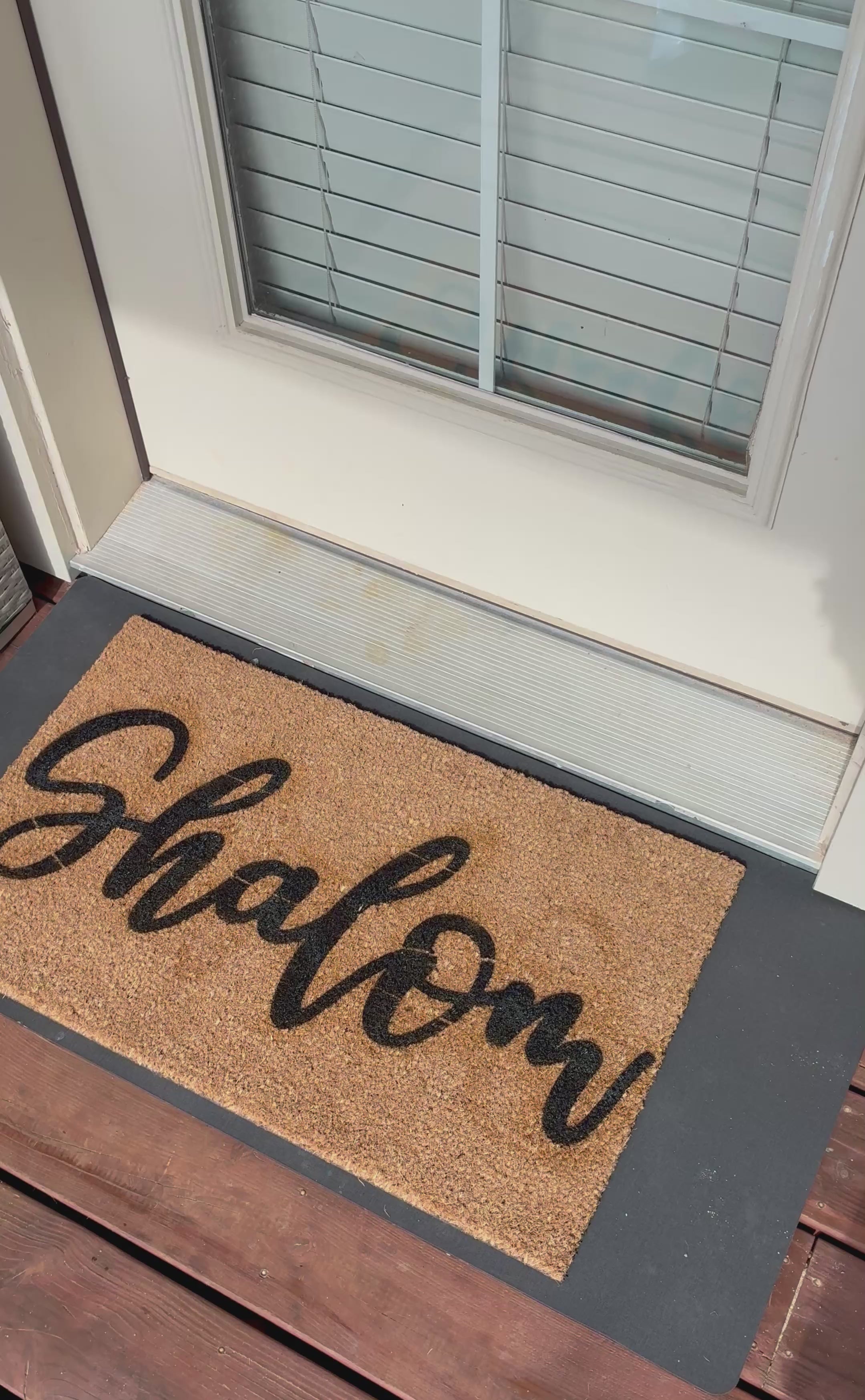 Shalom Doormat